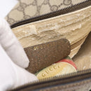GUCCI GG Supreme Web Sherry Line Bag PVC Beige Gold 89 02 032 Auth bs37687-12