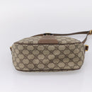 GUCCI GG Supreme Web Sherry Line Bag PVC Beige Gold 89 02 032 Auth bs37687-5