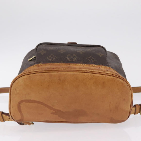 LOUIS VUITTON Monogram Montsouris MM Backpack M51136 LV Auth bs37688