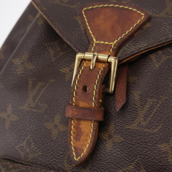 LOUIS VUITTON Monogram Montsouris MM Backpack M51136 LV Auth bs37688