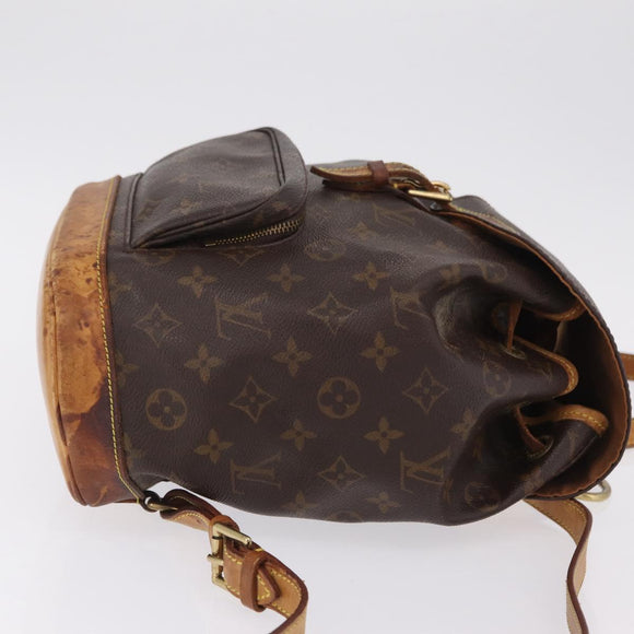 LOUIS VUITTON Monogram Montsouris MM Backpack M51136 LV Auth bs37688