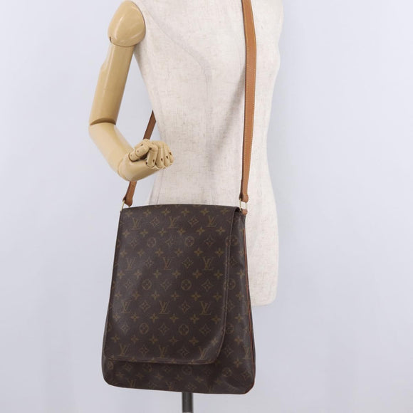 LOUIS VUITTON Monogram Musette Shoulder Bag M51256 LV Auth bs37689