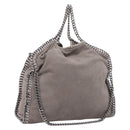 Stella McCartney Falabella Bag Polyester Gray Silver 234387 Auth bs37691A-1