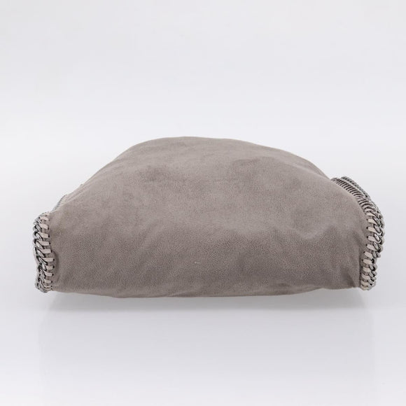 Stella McCartney Falabella Bag Polyester Gray Silver 234387 Auth bs37691A