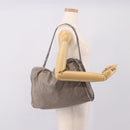 Stella McCartney Falabella Bag Polyester Gray Silver 234387 Auth bs37691A-25