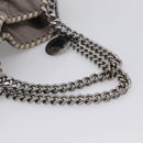 Stella McCartney Falabella Bag Polyester Gray Silver 234387 Auth bs37691A-7