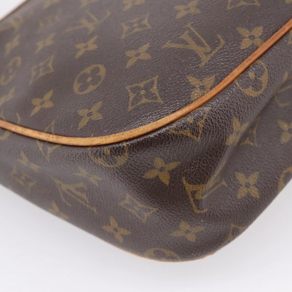LOUIS VUITTON Monogram Hudson GM Shoulder Bag M40045 LV Auth bs37699