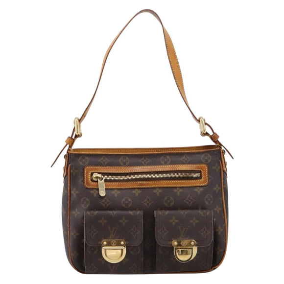LOUIS VUITTON Monogram Hudson GM Shoulder Bag M40045 LV Auth bs37699