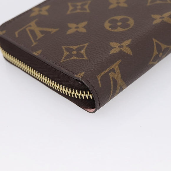 LOUIS VUITTON Monogram Zippy Long Wallet M42616 LV Auth bs37700M