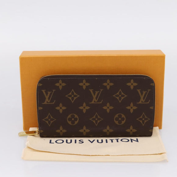 LOUIS VUITTON Monogram Zippy Long Wallet M42616 LV Auth bs37700M