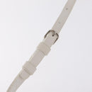 Balenciaga Shoulder Bag Leather White Silver 489812 Auth bs37703-17