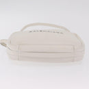 Balenciaga Shoulder Bag Leather White Silver 489812 Auth bs37703-6