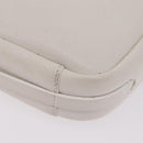 Balenciaga Shoulder Bag Leather White Silver 489812 Auth bs37703-20