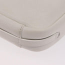 Balenciaga Shoulder Bag Leather White Silver 489812 Auth bs37703-22