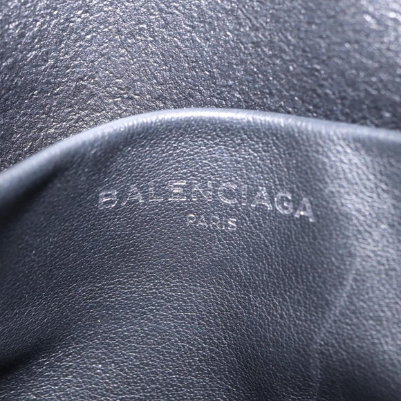 Balenciaga Shoulder Bag Leather White Silver 489812 Auth bs37703