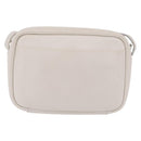 Balenciaga Shoulder Bag Leather White Silver 489812 Auth bs37703-3