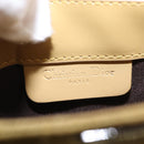 Christian Dior Hand Bag Nylon Beige Silver Auth bs37705-15