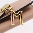 Chloe Alphabet Trifold Wallet Leather Pink Gold Auth bs37708V-8