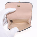 Chloe Alphabet Trifold Wallet Leather Pink Gold Auth bs37708V-10