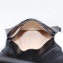 Chloe C Trifold Wallet Leather Black Gold Auth bs37709A-15