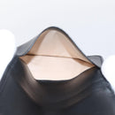 Chloe C Trifold Wallet Leather Black Gold Auth bs37709A-18