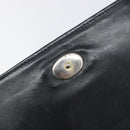 CHANEL Matelasse Chain Shoulder Bag Lamb Skin Black Gold CC Auth bs37711A-16