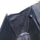 CHANEL Matelasse Chain Shoulder Bag Lamb Skin Black Gold CC Auth bs37711A-21