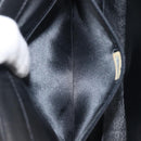 CHANEL Matelasse Chain Shoulder Bag Lamb Skin Black Gold CC Auth bs37711A-23