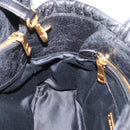Miu Miu Hand Bag Leather 2way Black Gold Auth bs37717A-21