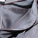 LOEWE Anagram Amazona Justa Hand Bag Leather Gold Silver Auth bs37721-21