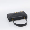 GIVENCHY Shoulder Bag Leather 2 Set Black Gold Auth bs37731-12