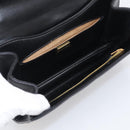 GIVENCHY Shoulder Bag Leather 2 Set Black Gold Auth bs37731-15