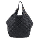 GIVENCHY Shoulder Bag Leather 2 Set Black Gold Auth bs37731-2