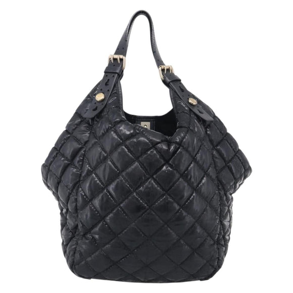 GIVENCHY Shoulder Bag Leather 2 Set Black Gold Auth bs37731