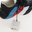 GUCCI Lighton Webprint Sneakers 5 Black Auth bs37734M-15