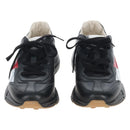 GUCCI Lighton Webprint Sneakers 5 Black Auth bs37734M-2