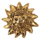 CHANEL Earring metal Gold CC Auth bs37738M-11