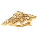 CHANEL Earring metal Gold CC Auth bs37738M-16