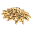 CHANEL Earring metal Gold CC Auth bs37738M-18
