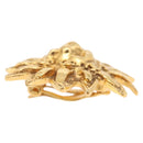 CHANEL Earring metal Gold CC Auth bs37738M-8