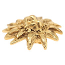 CHANEL Earring metal Gold CC Auth bs37738M-9