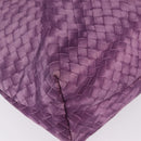 Bottega Veneta Intrecciato Illusion Tote Bag Nylon Purple Auth bs37745-12