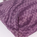 Bottega Veneta Intrecciato Illusion Tote Bag Nylon Purple Auth bs37745-14