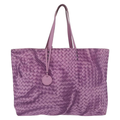 Bottega Veneta Intrecciato Illusion Tote Bag Nylon Purple Auth bs37745 - 0
