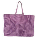 Bottega Veneta Intrecciato Illusion Tote Bag Nylon Purple Auth bs37745-3