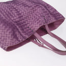 Bottega Veneta Intrecciato Illusion Tote Bag Nylon Purple Auth bs37745-7