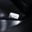 CHANEL V Stitch Hand Bag Leather Black Gold Tone CC Auth bs37749-25