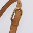 CELINE C Macadam Shoulder Bag Suede Green Gold Tone Auth bs37751-10