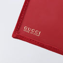 GUCCI Horsebit Bifold Wallet Suede Red Gold Tone 035 0959 1836 0 Auth bs37757-21