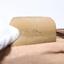 GUCCI Web Sherry Line Shoulder Bag Canvas Beige Gold Tone 010 378 Auth bs37760-24